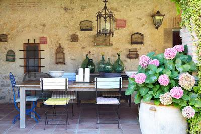 Decorando Estilo Rustico, con Botellas y Botellones