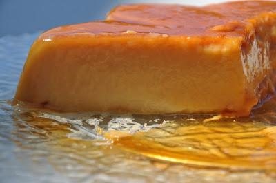 Flan De Turrón De Almendras