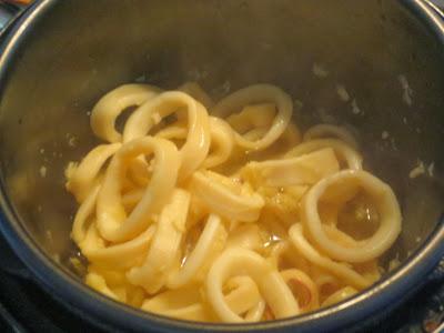Calamares en salsa americana olla GM