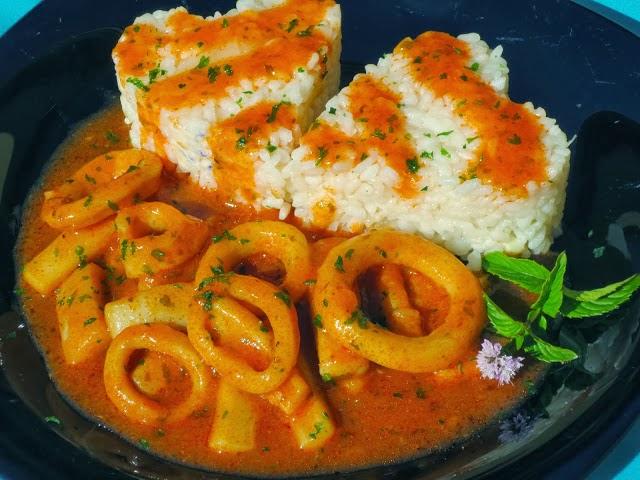 Calamares en salsa americana olla GM