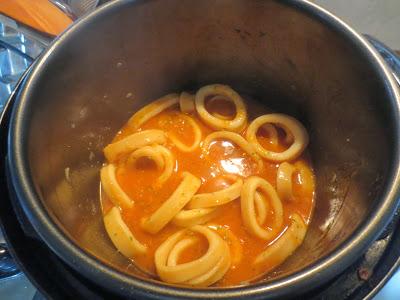 Calamares en salsa americana olla GM