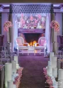 ¿Por qué no casarse en junio, julio y agosto? Parte 3: una chimenea en una boda invernal