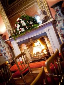 ¿Por qué no casarse en junio, julio y agosto? Parte 3: una chimenea en una boda invernal