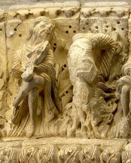 Bailarinas contorsionistas en el Arte Románico