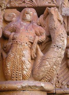 Bailarinas contorsionistas en el Arte Románico