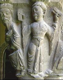 Catedral de Tudela (Navarra), Salomé con tejoletas (claustro)