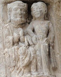 Santiago de Agüero (Huesca), Salomé y Herodes (ménsula)