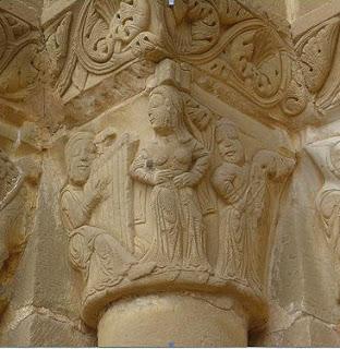 Bailarinas contorsionistas en el Arte Románico