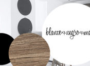 Inspiración negro+blanco+madera
