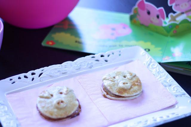 CERDITOS DE HOJALDRE CON JAMÓN Y QUESO