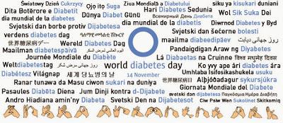 14 noviembre DÍA MUNDIAL DE LA DIABETES