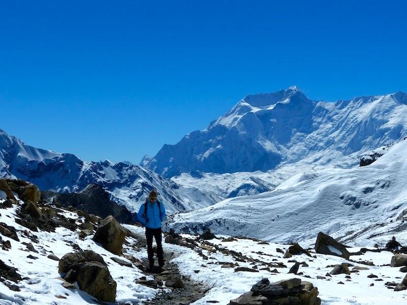 Paso a pasito en el Thorung Pass