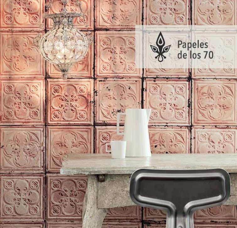 We love the 70´s: papel pintado molón!