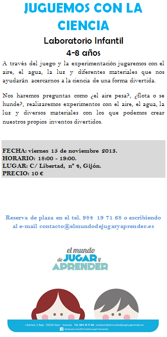 Planes con niños en Gijón del 15 al 22 de noviembre