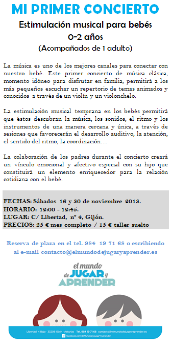 Planes con niños en Gijón del 15 al 22 de noviembre