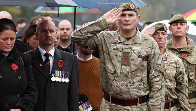 funeral Harold Jellicoe Percival veterano guerra mundial