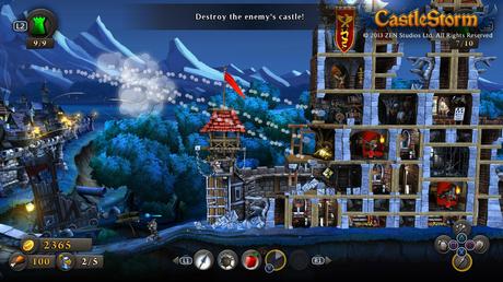 CastleStorm Castle Destruction Re análisis de CastleStorm para PS3 y PS Vita