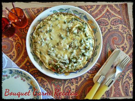 Frittata de espárragos