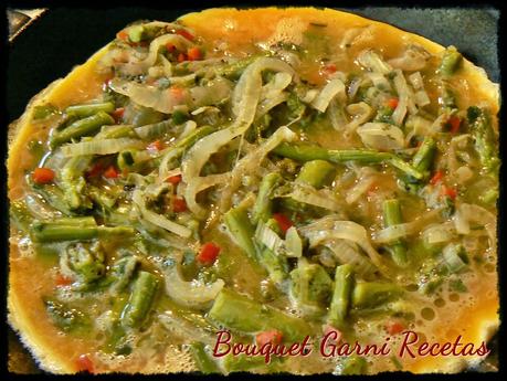 Frittata de espárragos