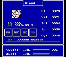 Final Fantasy VII para NES