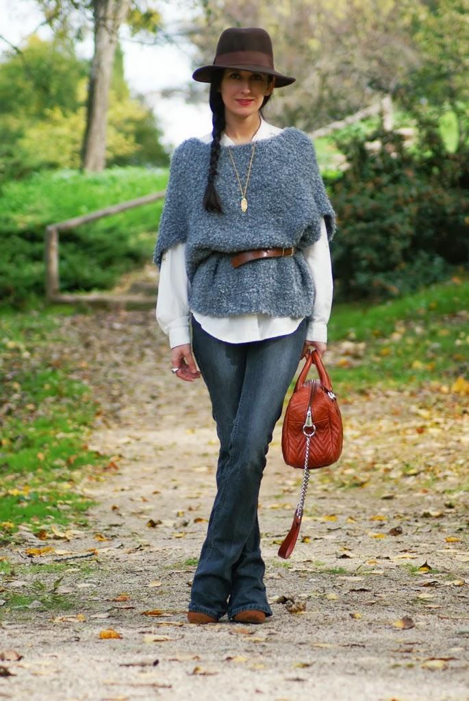 GREY OBSESSIONsweater: Zara, shirt: Mango, jeans: Lee, Ha...