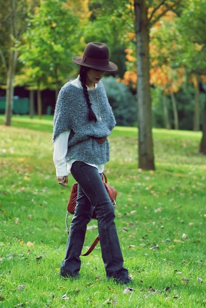 GREY OBSESSIONsweater: Zara, shirt: Mango, jeans: Lee, Ha...