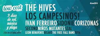 Low Cost Festival 2014: The Hives, Los Campesinos!, Iván Ferreiro, Sidonie, Corizonas, Second, Izal, Niños Mutantes...
