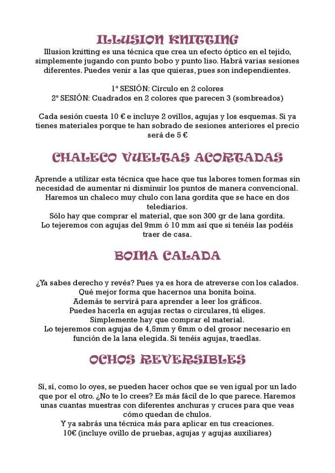 Talleres en el Síndrome Lanar