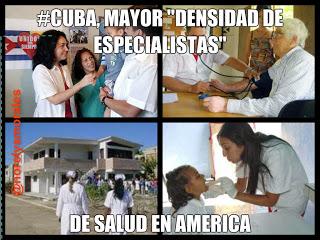 Cuba: mayor densidad de recursos humanos de salud en América