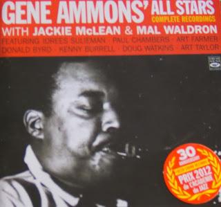 GENE AMMONS: Gene Ammons´ All Stars Complete Recordings with Jackie McLean & Mal Waldron