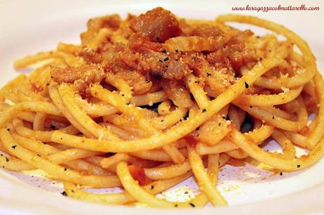 Pasta a la Amatriciana ~ recetas primeros  ~ IMG 8427m