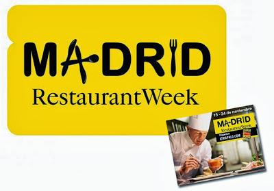 Madrid Restaurant Week Noviembre 2013