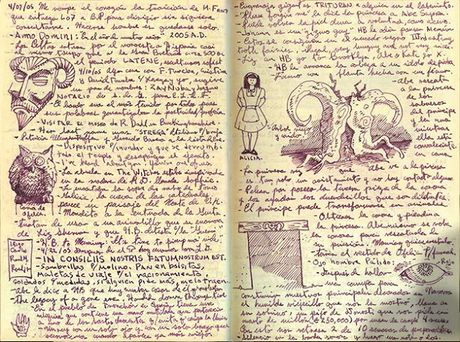 Ilustración: El libro de bocetos de Guillermo del toro