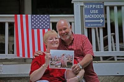 La parejita de la tapa de WOODSTOCK