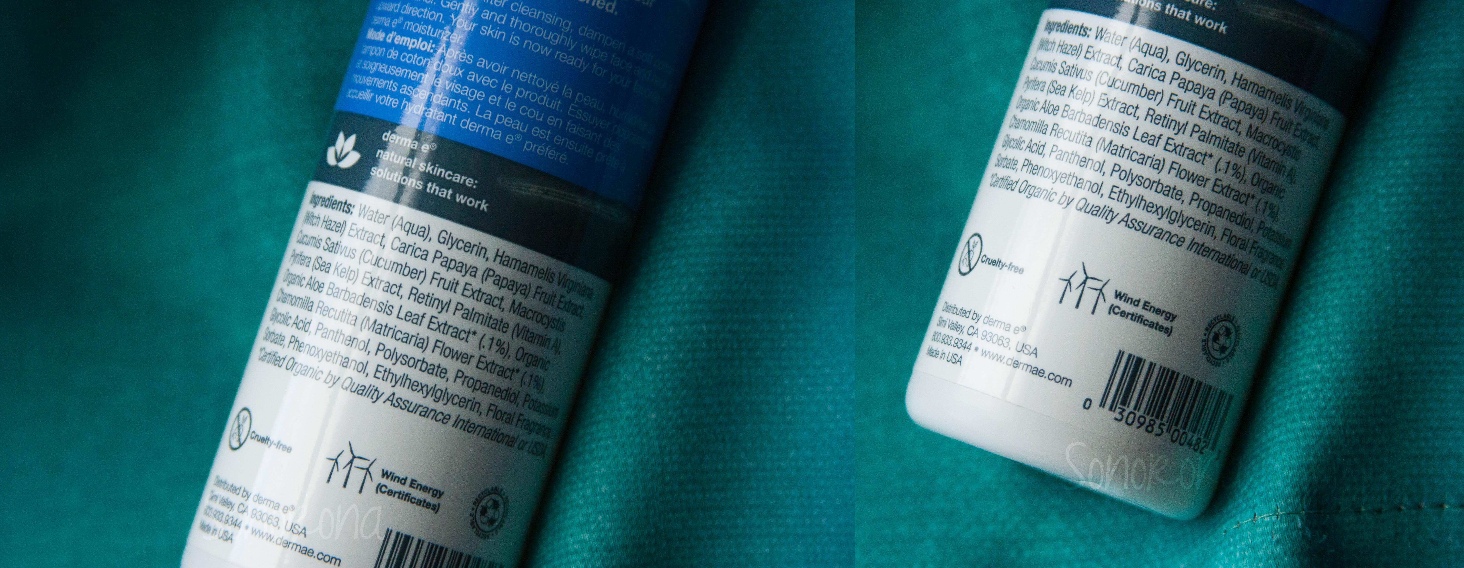 Derma e | Refining vitamin A and Glycolic Toner