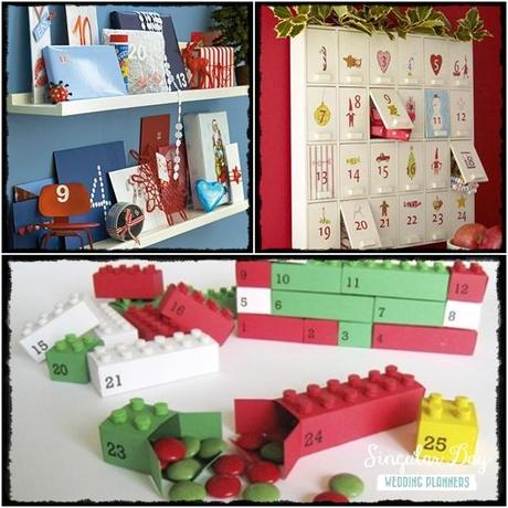 Vía http://www.pinterest.com/SingularDay/advent-calendar/ Calendarios de adviento DIY