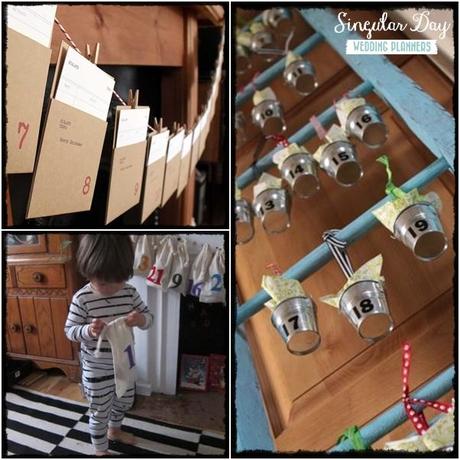 Vía http://www.pinterest.com/SingularDay/advent-calendar/ Calendarios de adviento DIY