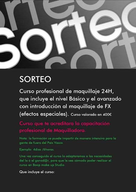 Mi premio de Boop Make up Studio