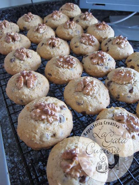 Cookies de nueces y pepitas de chocolate - Paperblog