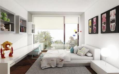 PROYECTO DE INTERIORISMO PARA LA VIVIENDA DISEÑADA POR A-CERO AL N.E. DE MADRID