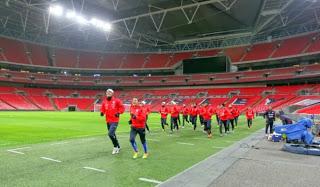 SELECCIÓN CHILENA ENTRENÓ EN EL HISTÓRICO WEMBLEY