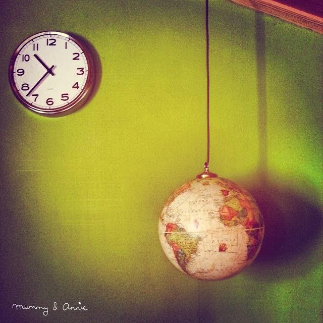 DIY: Cómo hacer una lámpara con un globo terráqueo