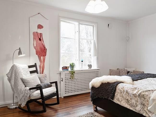 Un duplex nórdico vestido de otoño