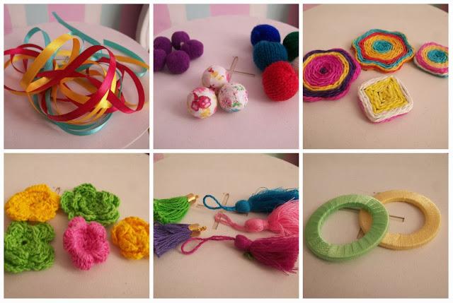 D.I.Y. Borla decorativa super colorida.