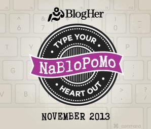 NaBloPoMo November 2013