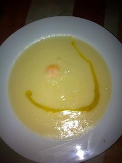 Crema de coliflor a la cerveza