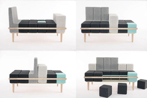 The Bloc'd Sofa