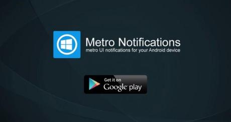 Metro Notifications, obtén notificaciones estilo Windows Phone en tu Android Metro Notifications, obtén notificaciones estilo Windows Phone en tu Android