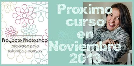 Curso online “Proyecto Photoshop” Cartel Noviembre