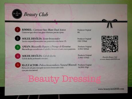 Cajita de belleza: Beauty Club Junio 2013